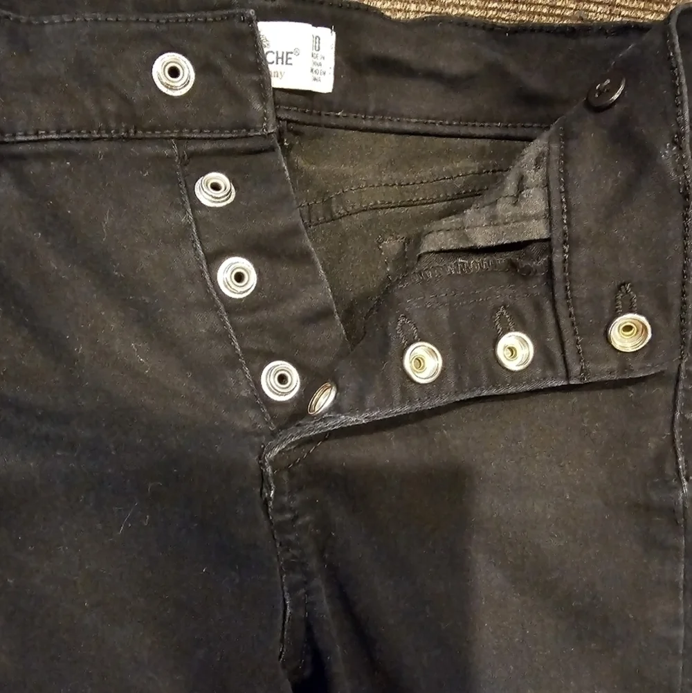 6/20 Jordache Black Skinny Jeans Size 10 Girl